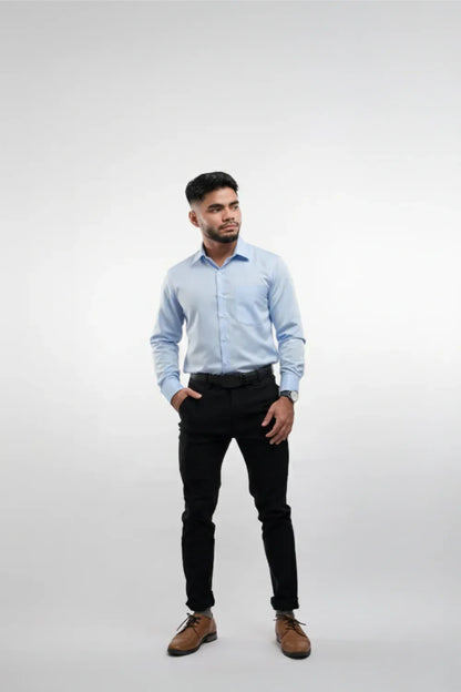 Men’s Wrinkle-Resistant Long-Sleeve Dress Shirt