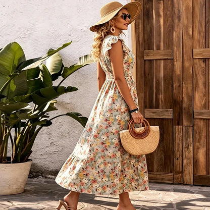 Women’s Meadow Bloom Smocked Maxi Dress