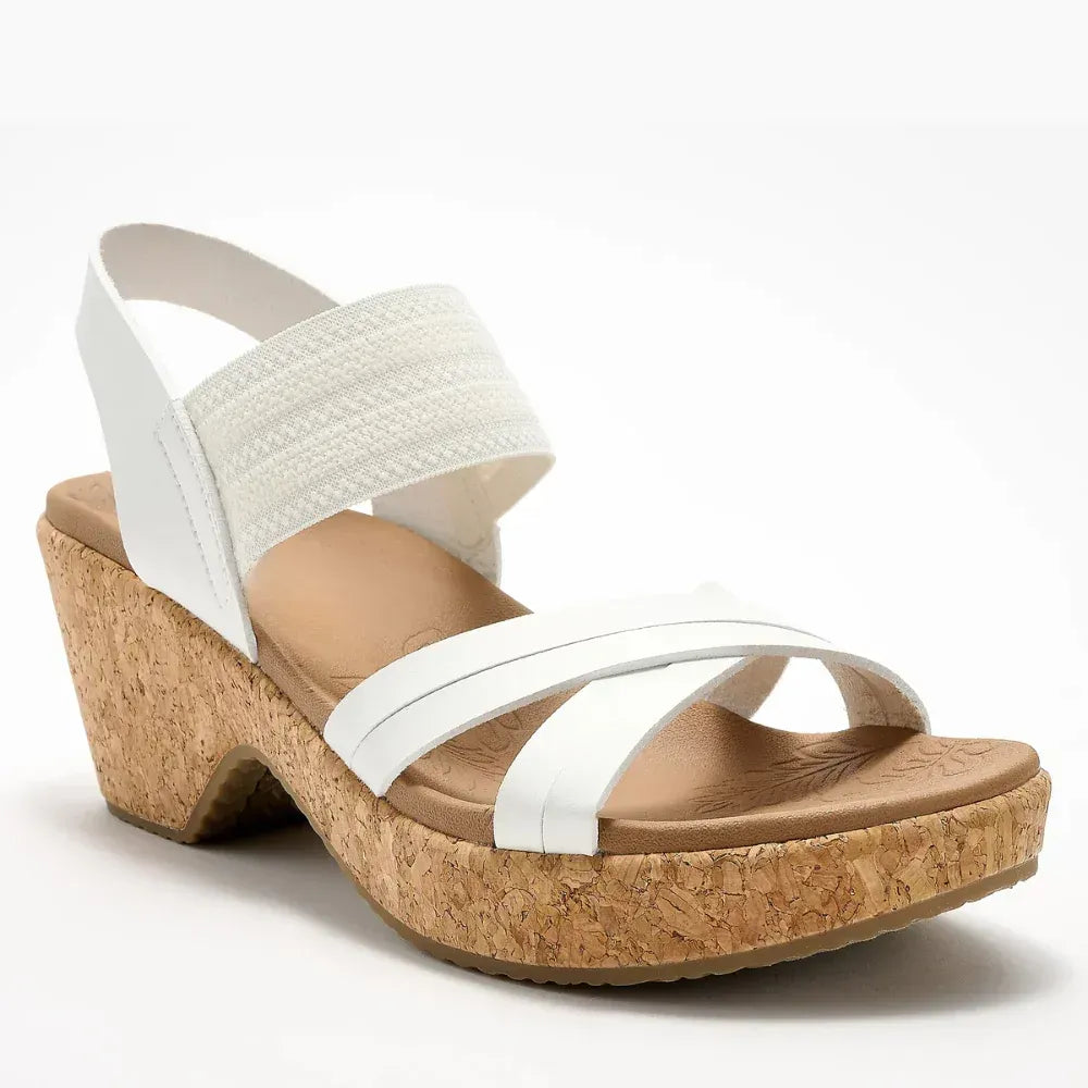 Women’s Strappy Cork Wedge Slingback Sandals