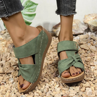 Women’s Comfort Wedge Slide Sandals