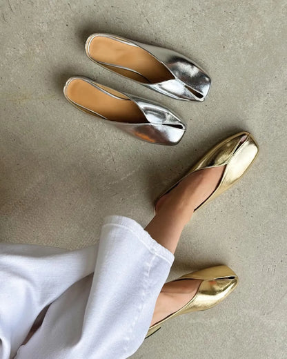 Women's Split Toe Slip-On Sandals
