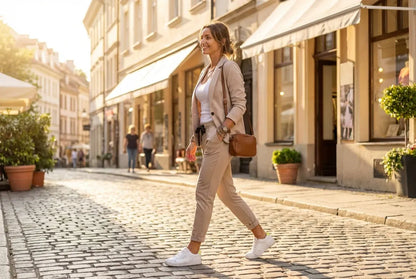 Women’s Casual Blazer and Pants 2-Piece Set