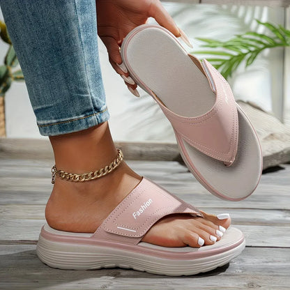 Women’s Thick Sole Comfort Flip-Flop Sandals