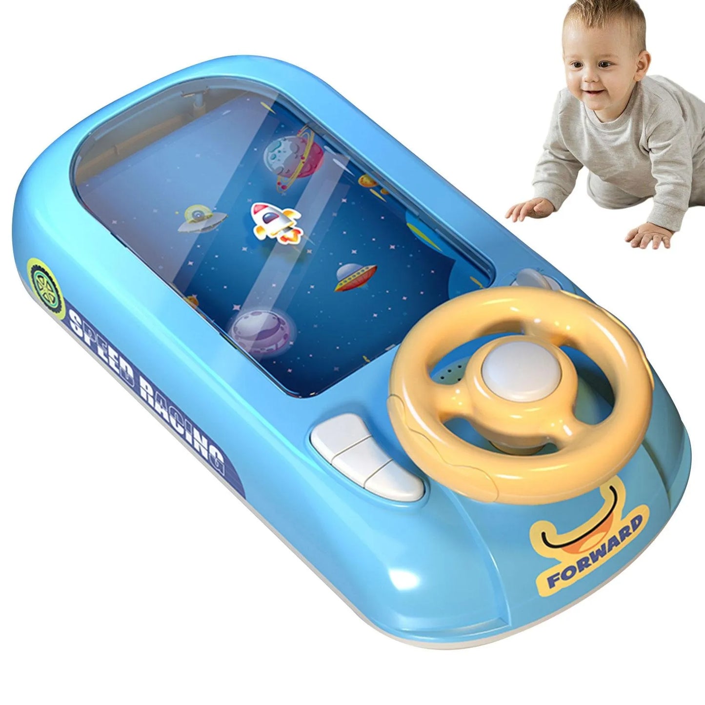 Kids Interactive Steering Wheel Driving Toy