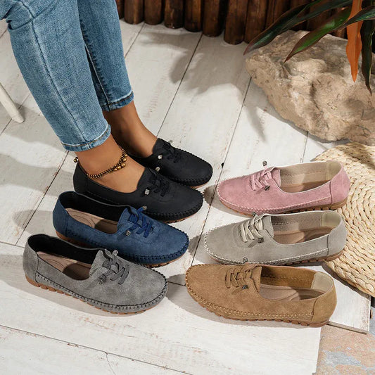Women’s Lace-Detail Slip-On Casual Flats