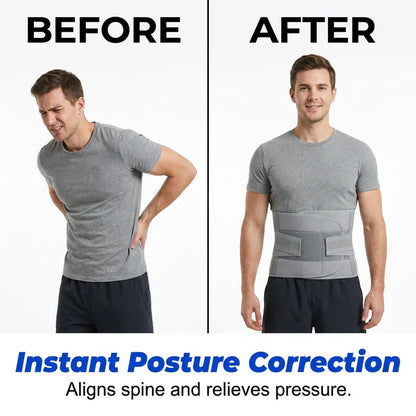Unisex Dual-Strap Back Support Brace
