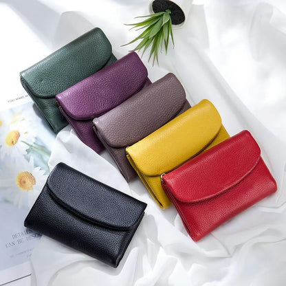 Unisex Pebble Leather-Look RFID Wallet