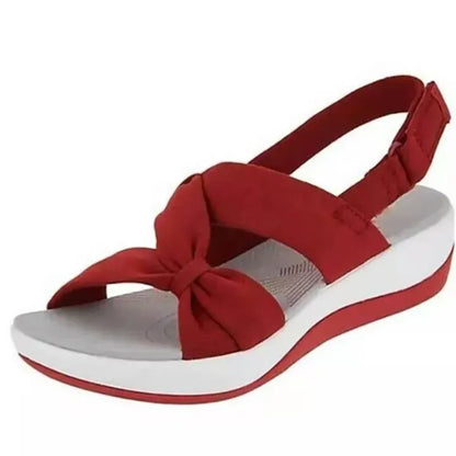 Women’s Knotted Wedge Comfort Sandals