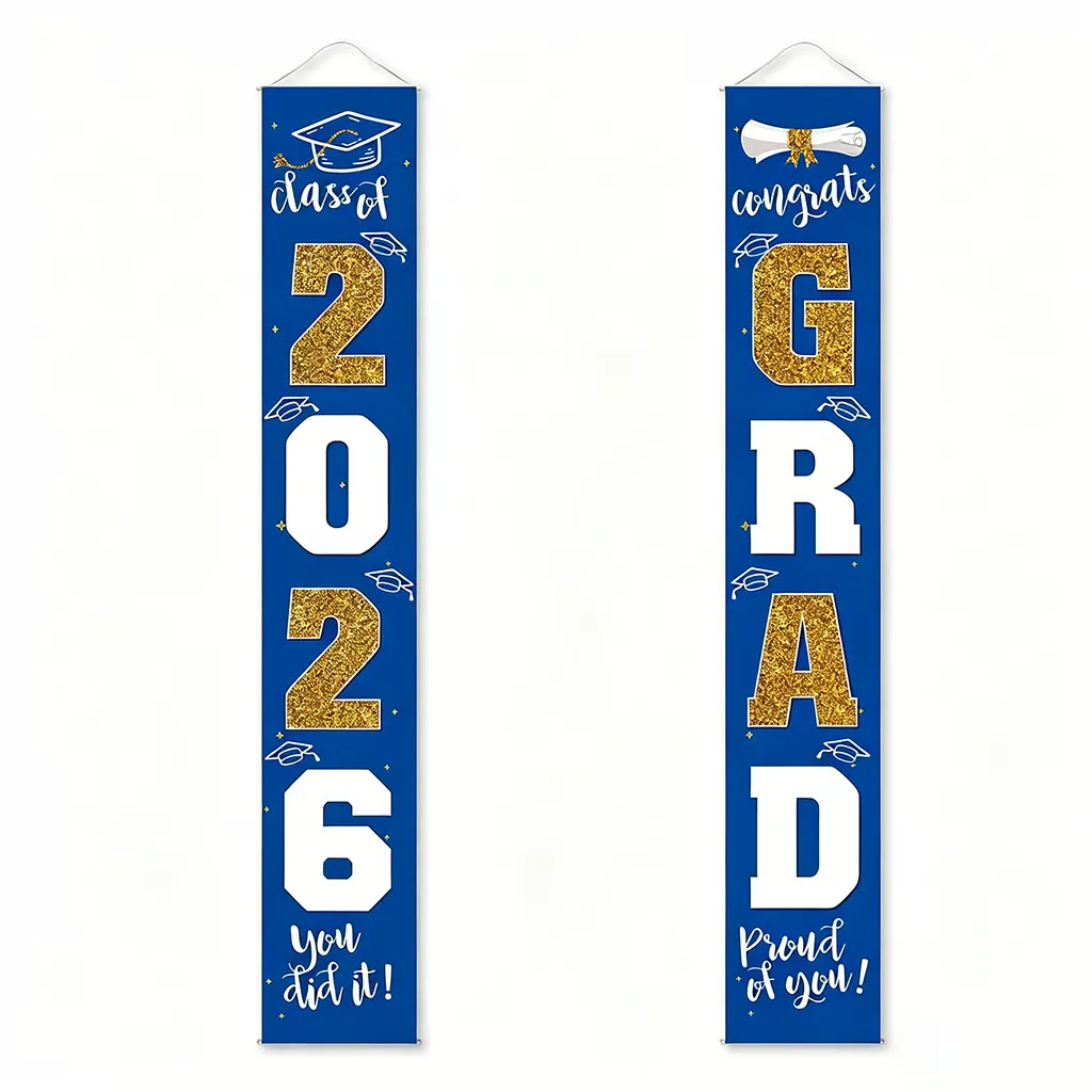 Class of 2026 Graduation Porch Banner Set