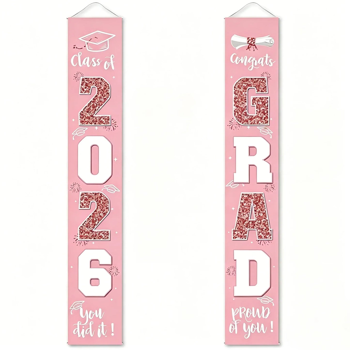 Class of 2026 Graduation Porch Banner Set