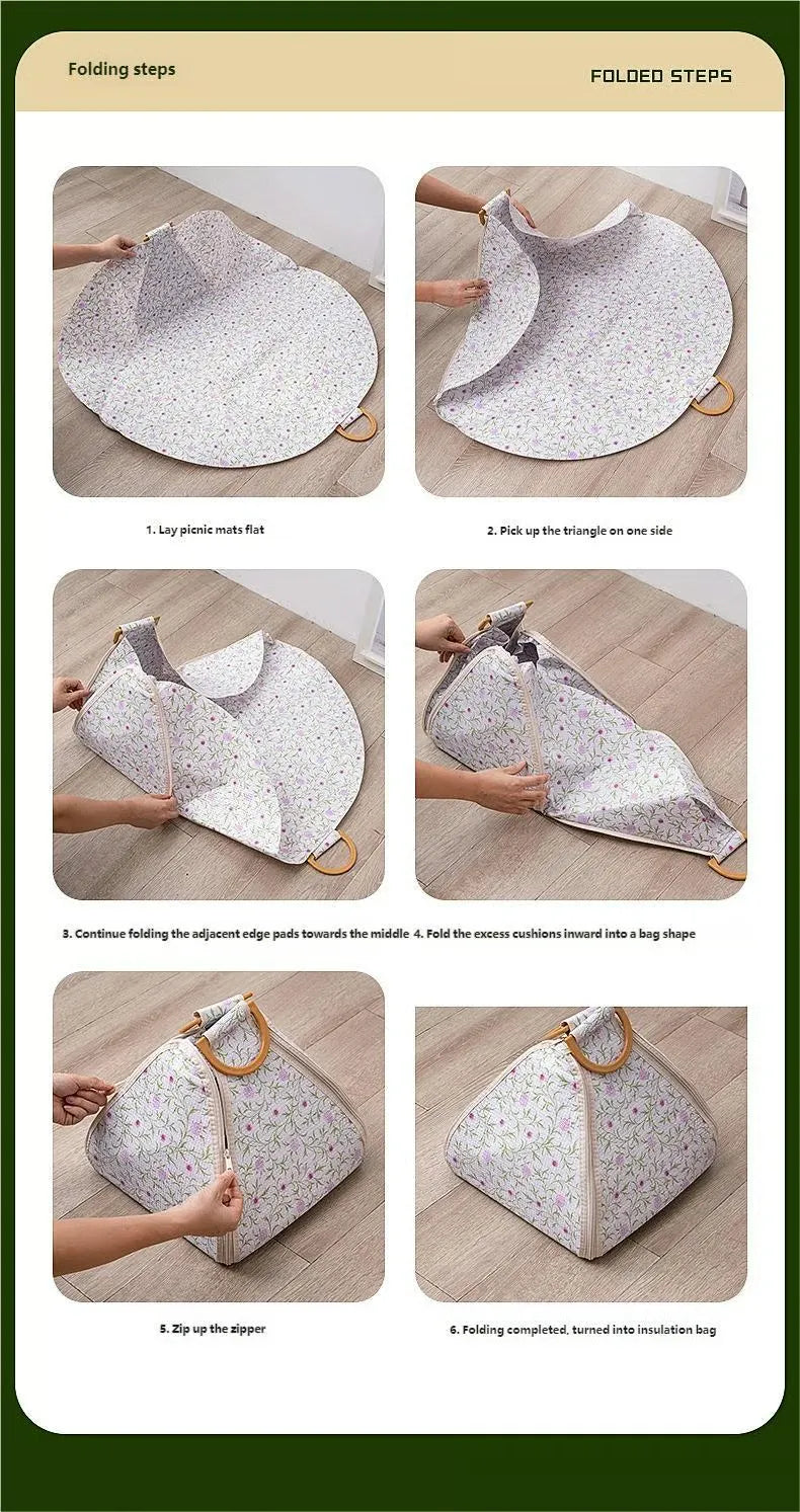 Fold & Go Picnic Blanket Tote