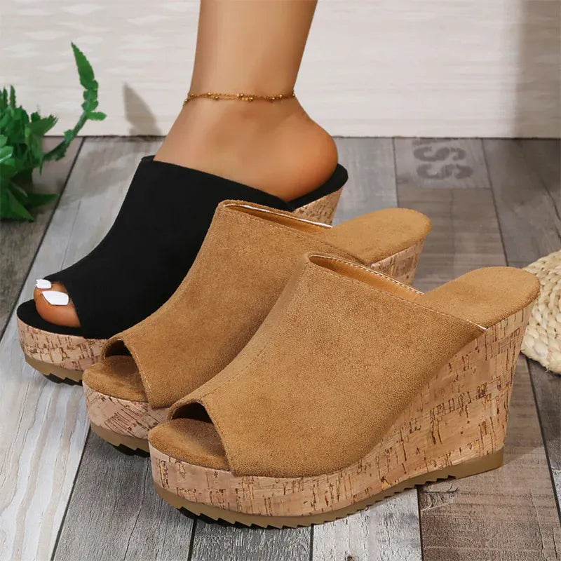 Women’s Open-Toe Platform Wedge Sandals