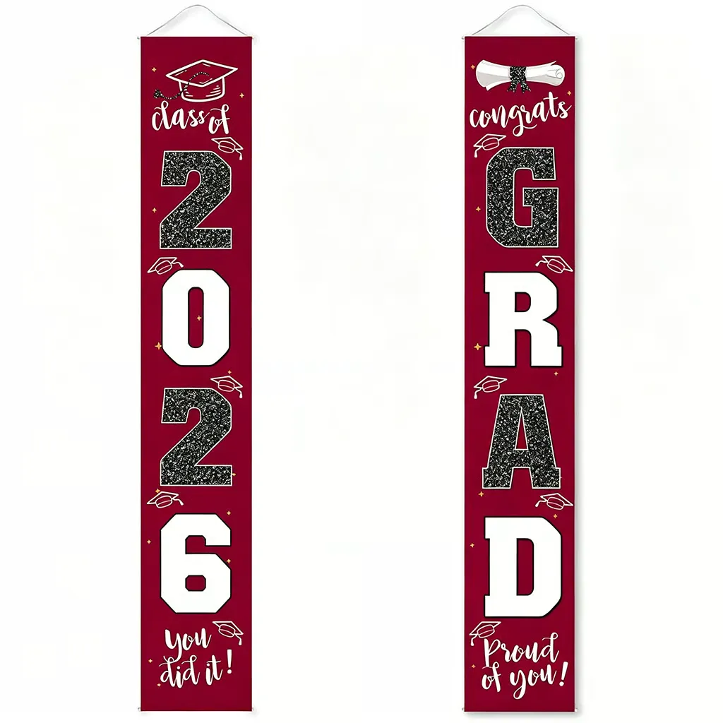 Class of 2026 Graduation Porch Banner Set