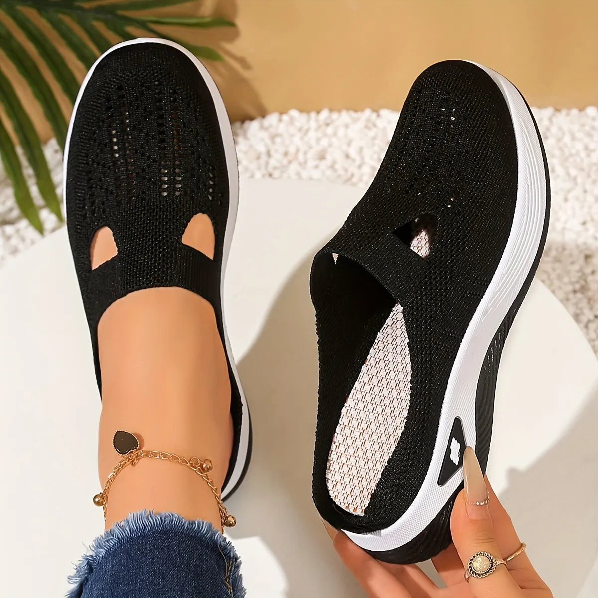 Women's Knit Slip-On Comfort Shoes
