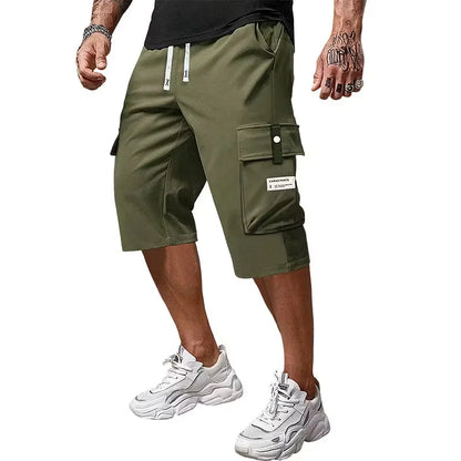 Men’s Drawstring Cargo Shorts