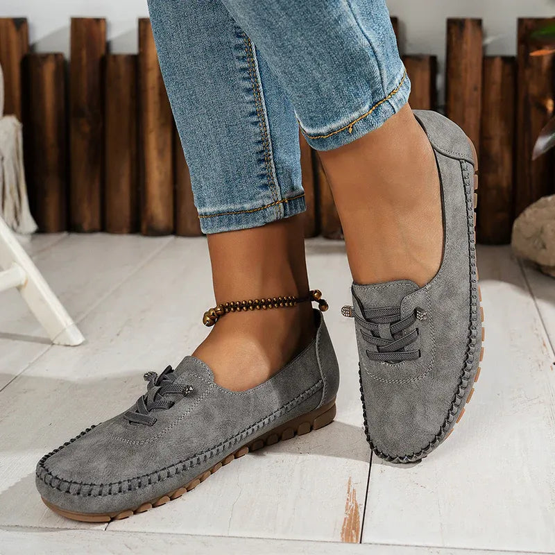 Women’s Lace-Detail Slip-On Casual Flats