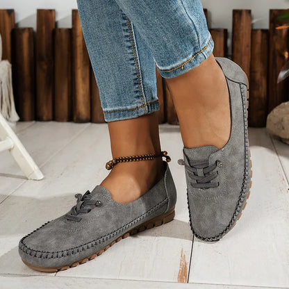 Women’s Lace-Detail Slip-On Casual Flats