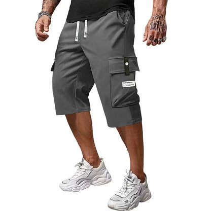 Men’s Drawstring Cargo Shorts