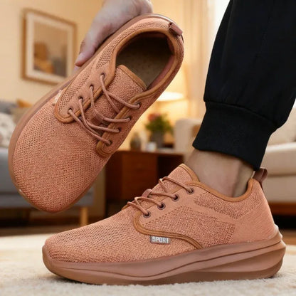 Men’s Lightweight Breathable Lace-Up Walking Sneakers