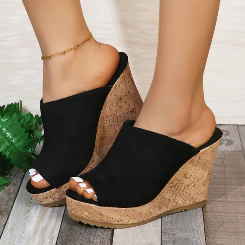 Women’s Open-Toe Platform Wedge Sandals
