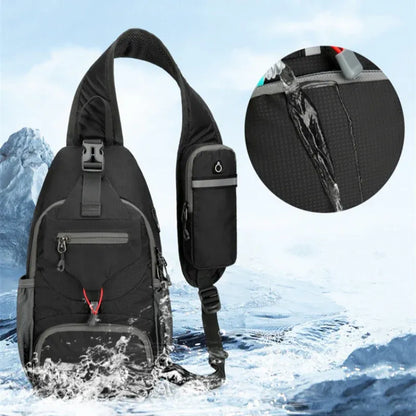 Outdoor Multi-Pocket Sling Bag