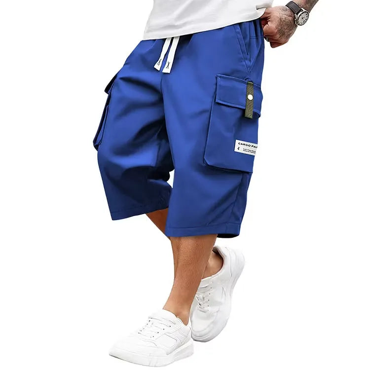 Men’s Drawstring Cargo Shorts