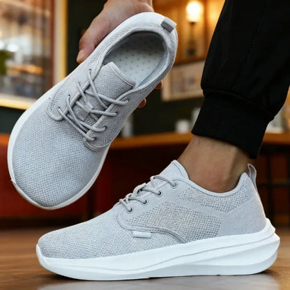 Men’s Lightweight Breathable Lace-Up Walking Sneakers