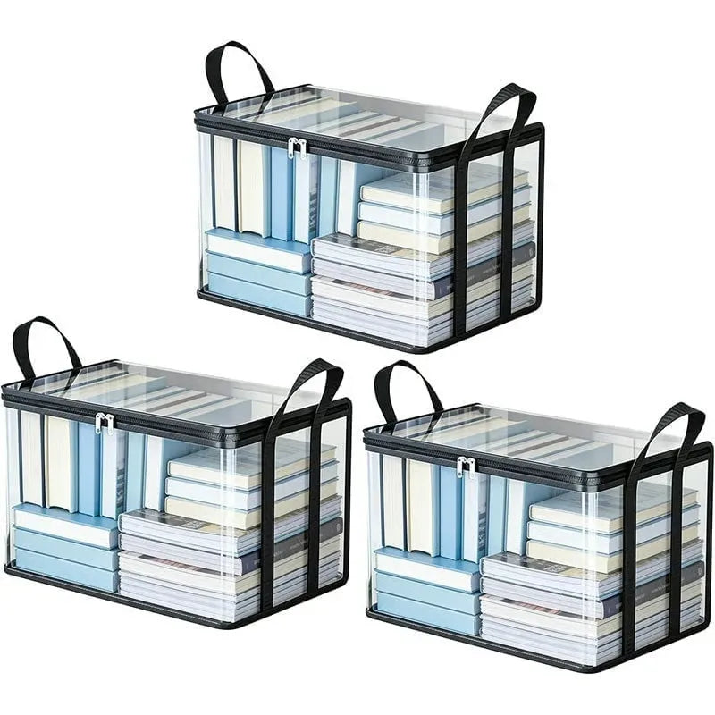 Kids' Clear View Plush Toy Storage Organizer Set