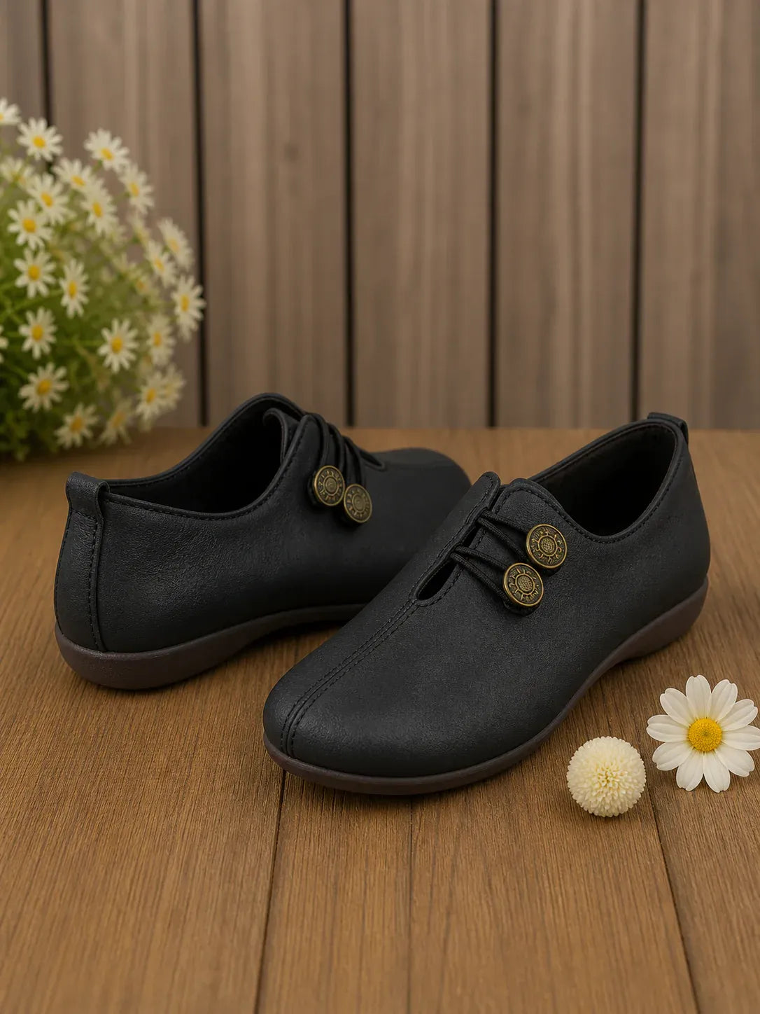 Women’s Soft Sole Lace-Up Flats