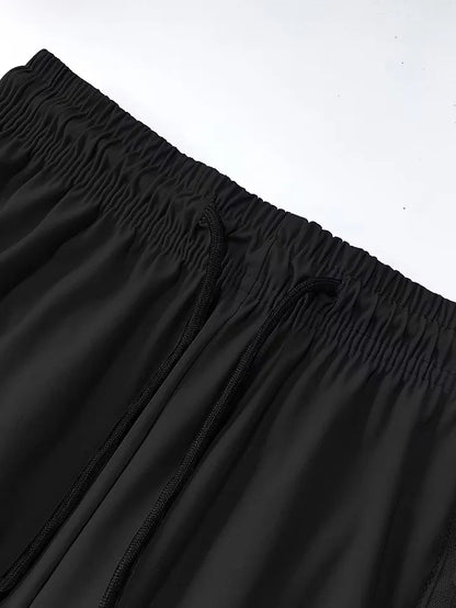 Women's Loose Fit Capri Pants with Zipper Pockets