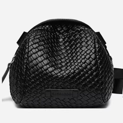 Women’s Woven-Look Shell Crossbody Bag