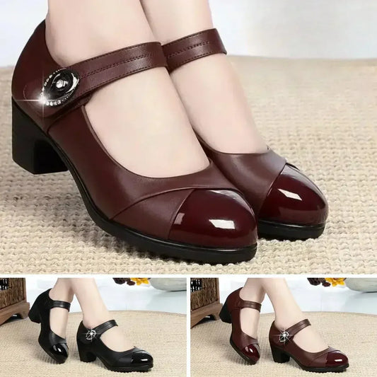 Women’s Mary Jane Comfort Low Heel Pumps