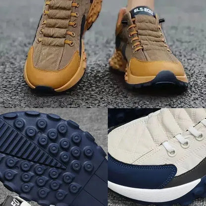 Men’s Chunky Lace-Up Walking Sneakers