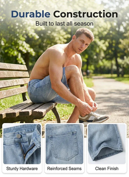 Men’s Relaxed Fit Denim Shorts