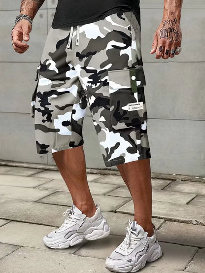 Men’s Drawstring Cargo Shorts
