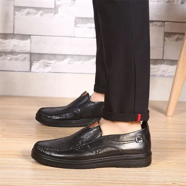 Men’s Casual Slip-On Leather-Look Comfort Loafers