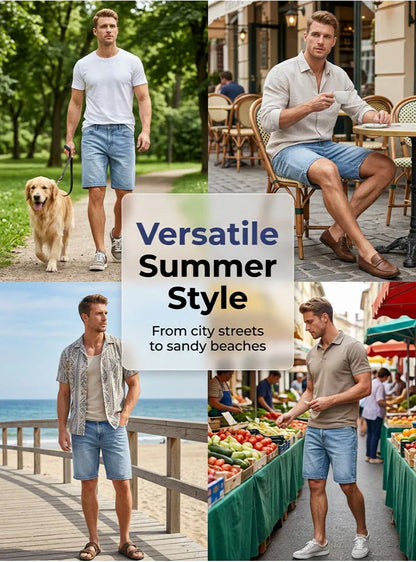 Men’s Relaxed Fit Denim Shorts