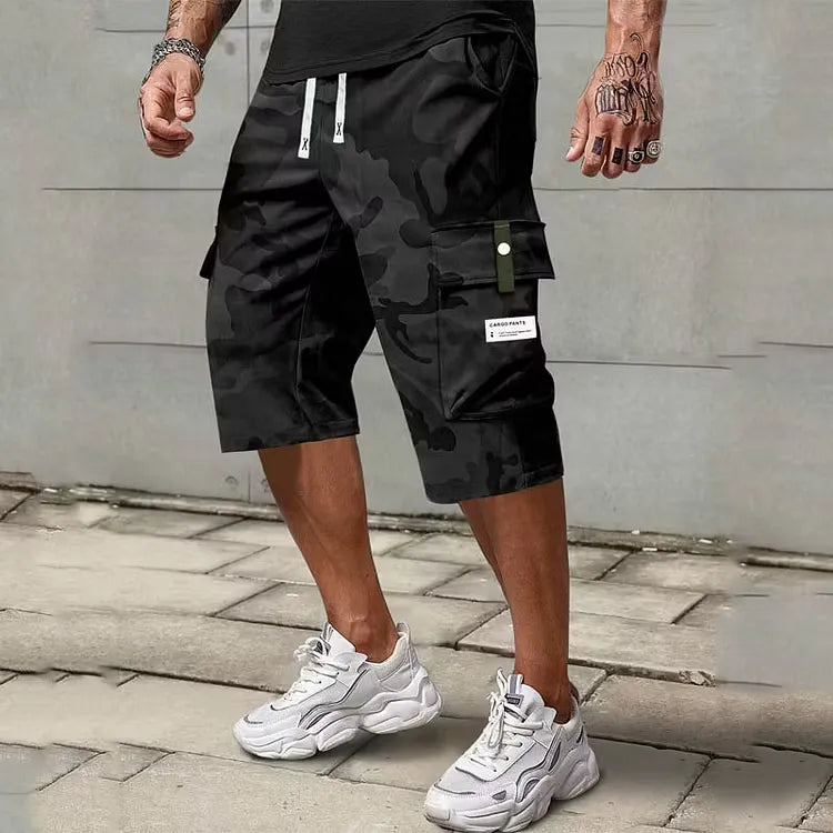 Men’s Drawstring Cargo Shorts