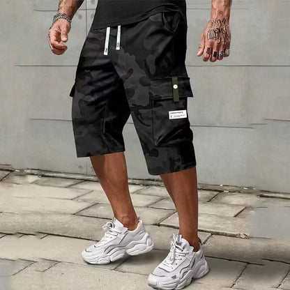 Men’s Drawstring Cargo Shorts