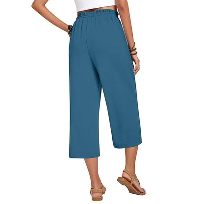 Women's Wide Leg Capri Pants