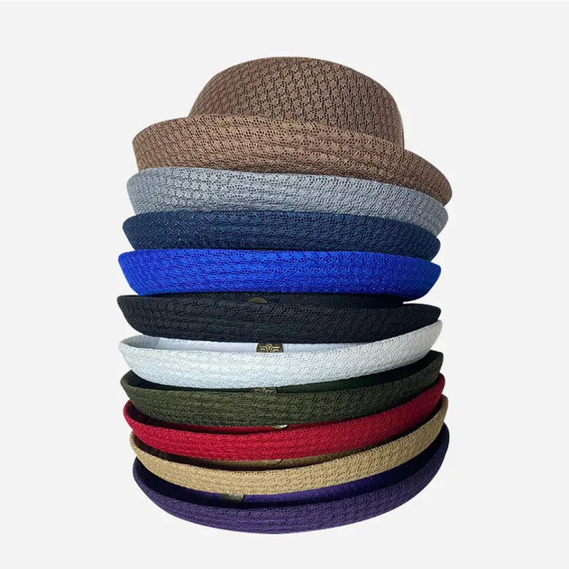Unisex Mesh Pork Pie Hat
