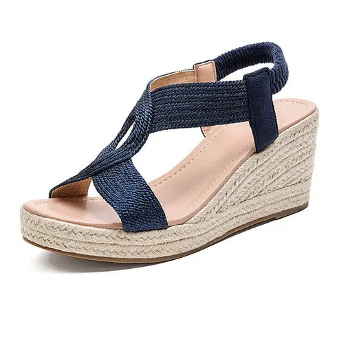 Women’s Woven Slingback Wedge Sandals
