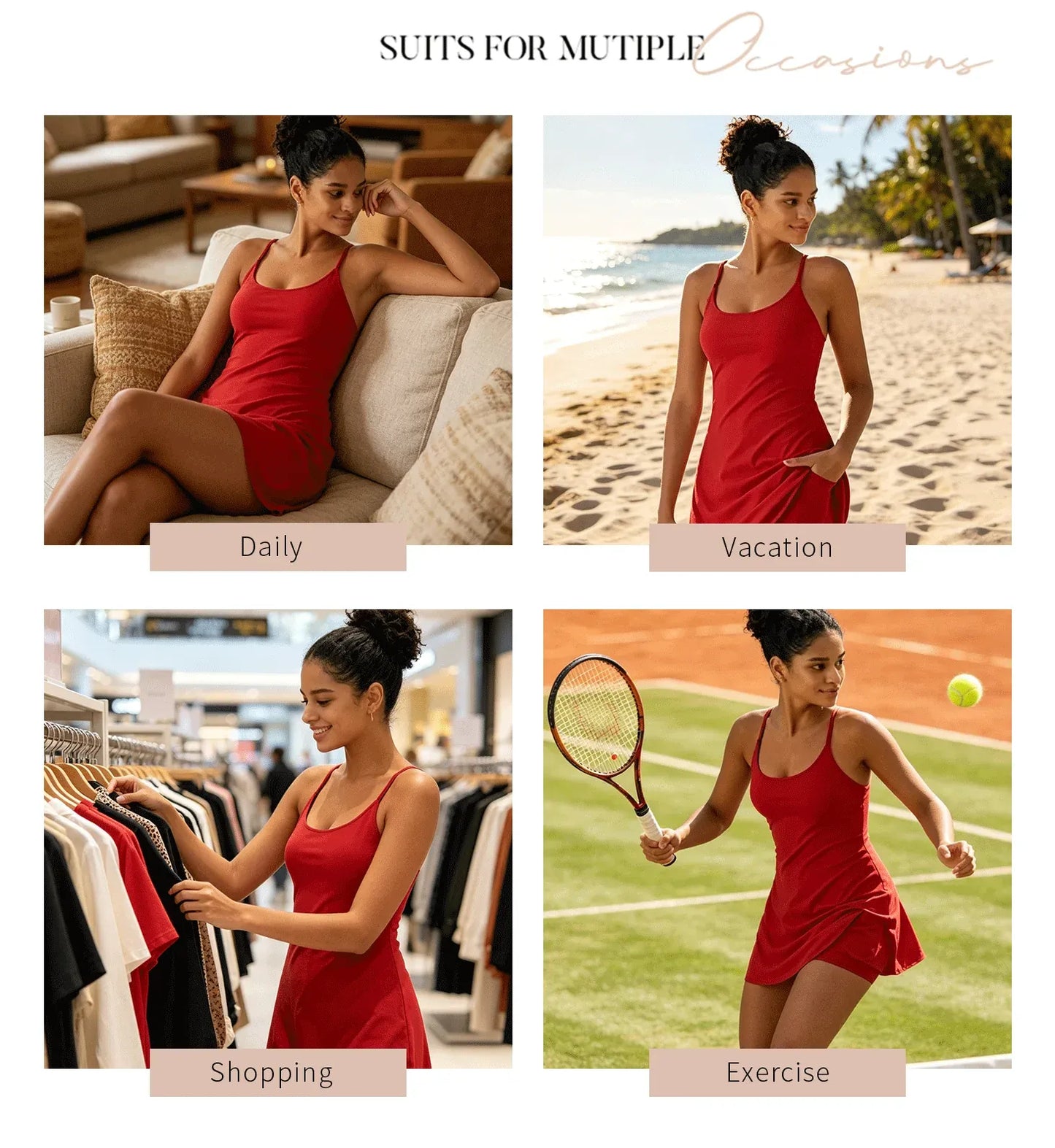 Women’s Easy Peezy Active Mini Dress