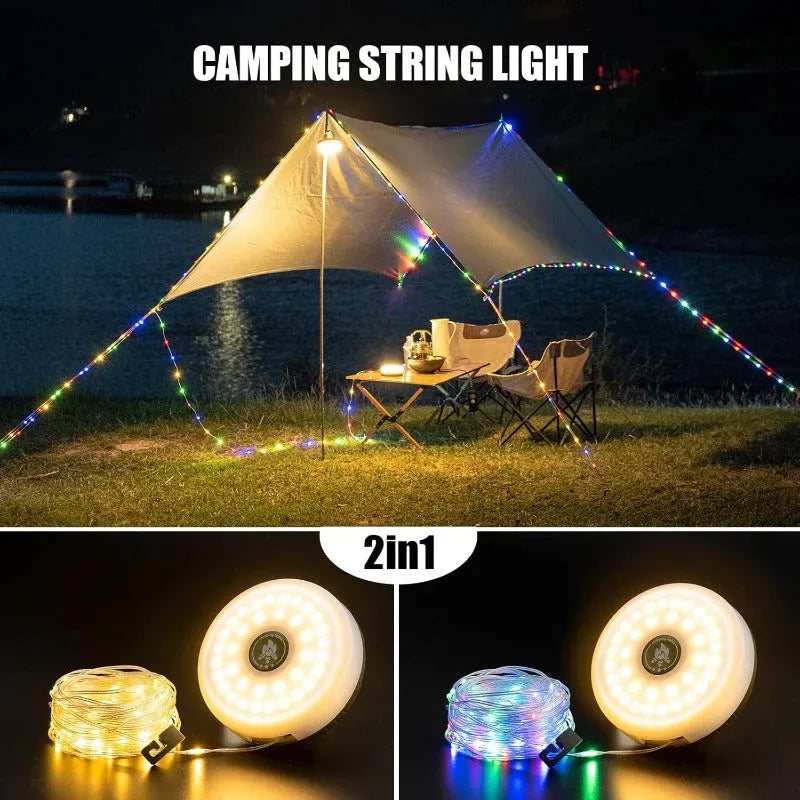 Retractable Camping String Lights
