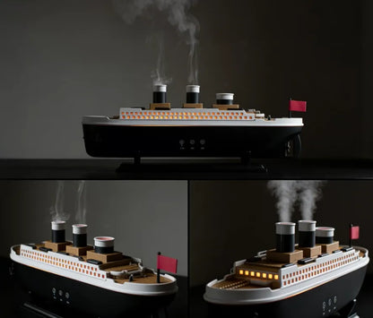Cruise Ship Essential Oil Diffuser with Remote and Ambient Light