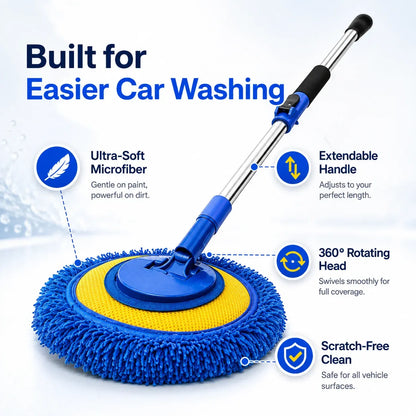 Long Handle Car Wash Mop