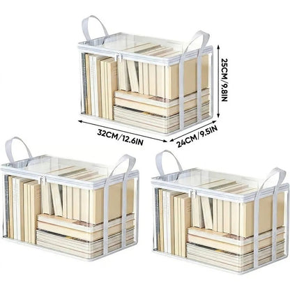 Kids' Clear View Plush Toy Storage Organizer Set