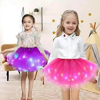 Girls’ Light-Up Star Tulle Tutu Skirt