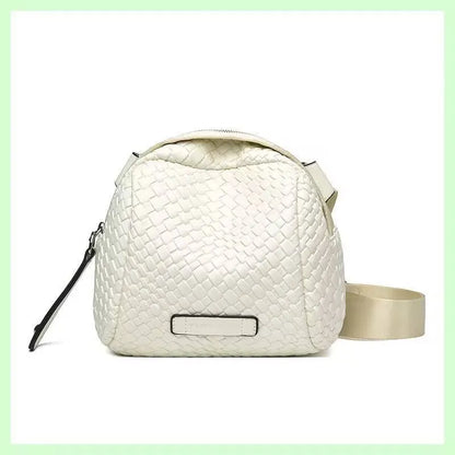 Women’s Woven-Look Shell Crossbody Bag