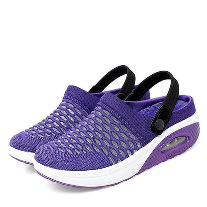 Women’s Breathable Slip-On Air Cushion Walking Shoes
